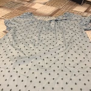 Women’s shirt with anchors